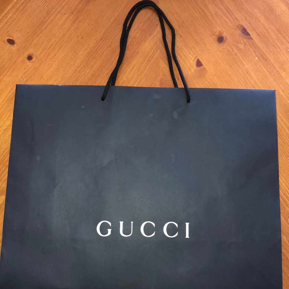 Gucci Large Navy Gift Bag